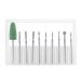 YUXIANLB 10pcs Nail Drill Bits Set for Manicure Diamond Bits Drill Kit for Nail Professional Cuticle Removal Bits for Home Salon Acrylic Gel Nail