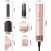 7-in-1 Hair Blow Dryer Brush - Hot Air Multistyler Ionic Curling Iron & Diffuser - Automatic Rotating Thermal Brush - Rechargeable Styling Tools in Rose Pink - Buy Online on GoSupps.com