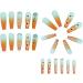 Nail art patches beautiful and fashionable nail patches finger decorations cosmetics and decorative products long nails for hot girls with diamonds gradient camellia nail patches finished fake n Bks1936 Gradient Flame Armor Piece - Buy Online on GoSupps.com