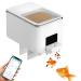 Automatic Fish Feeder WiFi Intelligent Timing Auto Food Dispenser USB Rechargeable 100ML Fish Feeder Dispenser for Aquarium Moisture-Proof Design Mobilephone APP Control