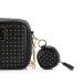Chelsea + Cole Studded Pacifier Case with Clip | Itzy Ritzy Charm Pod | Holds 2 Pacifiers | Black Sweetheart Print Interior - Buy Online on GoSupps.com