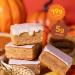AP Prime Bites Protein Brownies | High Protein Low Sugar Brownies | 19g Protein 5g Collagen | Delicious High Protein Treat Gluten Free | Box of 12 Brownies (Glazed Pumpkin Spice) Glazed Pumpkin Spice Box of 12 - Buy Online on GoSupps.com