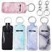 5 Pcs Marble Chapsticks Holder Lip Balm Holder for Lipstick, Stocking Stuffers Gift for Women