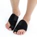 ALINZO Bunion Corrector 2pcs - Big Toe Separator Pain Relief Orthopedic Toe Straighteners with 3 Pairs Adjustable Spacer Toe Stretcher Big Toe Correctors (Black)