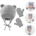 Buy ABOOFAN 3 Sets Children's Hat & Gloves - Warm Windproof Knitting Caps & Beautiful Knitted Gloves for Toddlers - Ideal Winter Accessories for Kids - Buy Online on GoSupps.com