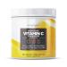 Livingood Daily High Dose Vitamin C Powder - 2 600mg Ascorbic Acid VIT C Powder with Quercetin Citrus Bioflavonoids Rutin and Potassium - Best Vitamin C Supplement - Non GMO Orange 30 Servings
