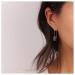 Boho Lock Hoop Earrings | Silver Safety Pin Huggies | Personalized Padlock Jewelry for Women & Girls - Buy Online on GoSupps.com