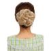 Tess Hair Part Dutt Blond Mix Hair Tie | Wavy Thick Hair Knot Updos | Shop Internationally - Buy Online on GoSupps.com