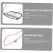 1pc Wire Fashion Stone Sweater Neck Miss Color for of Life Hexagonal Chic Pendant 23x1.7x1.5cm White - Buy Online on GoSupps.com