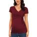 Love2Mi Maternity Breastfeeding Top - Long Sleeve V-Neck S Wine Red - Buy Online on GoSupps.com