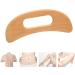 Holz-Gua-Sha Board - Ridge-Free Manual Massage Tool for Facial & Leg Pain Relief | Acupuncture Point Massager - Buy Online on GoSupps.com