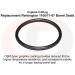 Remington O-Ring Replacement Barrel Seals - 4 Pack | Graphite Coated | OEM Spec | Model 1100 12 GA / 16 GA 11-87 12 Gauge - Buy Online on GoSupps.com
