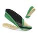 Height Increase Insole DynWalker Shoe Lifts Height Increase Standing &Working Anti Fatigue Shock Absorbing Anti-Odor Comfort Breathable. S 3cm/4.5cm Green S : ( Women 6 - 8.5 ) Green