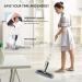 MANGOTIME Microfiber Spray Mop for Floor Cleaning - Dry Wet Mop for Hardwood, Laminate, Tile & Wood Floors - Kitchen Dust Mop with 3 Washable Pads, 1 Refillable Bottle & Scraper - Black - Buy Online on GoSupps.com