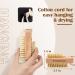 2 Pack Wooden Nail Brushes for Cleaning Fingernails - Dual-sided Nail Scrub Brush with Hanging Rope - Beechwood Construction - Buy Online on GoSupps.com