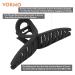 Vokmo Large Claw Hair Clips for Women - Upgraded Gradient Non-slip Hair Accessories (4 PCS Black) | Styling Thin and Thick Hair - Buy Online on GoSupps.com