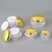 Zeoabsy 4-Pack 5ml Transparent Acrylic Diamond-Shaped Jars with Gold Screw Caps Perfect for Creams Lotions Nail Art & Lip Balm - Buy Online on GoSupps.com
