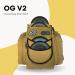 Discology Disc Golf OG V2 Backpack Bag - 26+ Disc Capacity | Premium & Durable Design | Top/Side Compartments | Includes 2 Patches - Buy Online on GoSupps.com