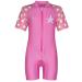 Juicy Bumbles Baby Swimsuit - One Piece Baby Swimming Costume - Short Sleeve Toddler Swimming Costume - Baby Girl Swimsuit - Baby Boy Swimsuit - Girls and Boys Swimming Costume (6 Months - 5 Years) 1 Year Starfish