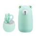 Mostop Baby Nail Clippers Kit Manicure Set 4 in 1 Grooming Tools Pedicure Kit Baby Nail Clippers Scissor Nail File & Tweezers for Newborn Infant Toddler Kids Green01