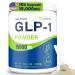 GLP-1 Supplement for Women & Men, Hunger & Metabolism Support | 15000MG GLP-1 Powder, Natural Formula GLP1 Supplements with Akkermansia Probiotic, for Metabolism, Digestion & Gut, 0 Sugar, 15.9 oz 15.87 Ounce (Pack of 1)