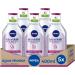 NIVEA NIVEA MicellAIR Skin Breathe Micellar Water Dry/Sensitive Skin Pack of 5 (5 x 400 ml) Micellar Water Make-Up Remover for the Face and Eye Makeup Remover