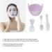 Soft Reusable Silicone Face Mask Mixing Bowl Set with Spoon Brush - Ideal for Beauty Salons | International Shipping - Buy Online on GoSupps.com