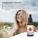 Aura Herbals Coenzyme Q10 + Vitamin E Liquid 30ml | 900 Drops | 100% Natural Vegan Antioxidant with High Bioavailability - Buy Online on GoSupps.com