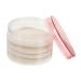 FRCOLOR Loofah Facial Skin Care for Face Loofah Makeup Puff Natural Loofah Sponge for Face Skincare Makeup Silicone for Dishes Shower Cleansing Pp Scrubber 8x8x0.6cm Yellow