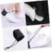 NOLITOY Heel Protector 2 Pairs Shoe Bottom Guards for Women & Men | Rubber Pads for High Heels & Boots Durable & Unique Leather Heel Guards - Buy Online on GoSupps.com