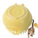 Hare Shape Dog Bath Dog Shampoo Brush Multifunctional Dog Grooming Brush Reusable Pet Washing Detergent Comb for Showering Bathing Massage Yellow - Buy Online on GoSupps.com