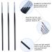 Didiseaon Thin Eyeliner Brush 4pcs Fine Eyeliner Brush Eyeliner Pencil Eyeshadow Applicator Cosmetic Brush Make up Eyebrow Line - Buy Online on GoSupps.com