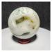 Natural Crystal Rough Natural Sphere Natural Crystal Cave Moss Aquatic Agate Ball Quartz Polished Gem Feng Shui Reiki Home Decoration 1pc 500-520g