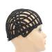 Adjustable Black Wig Cap with Elastic Band and Hair Clips for Braided Crochet Wig Making - Buy Online on GoSupps.com