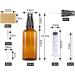 Braunglas 100ml Spray Bottle Set - 8 Pack Empty Glass Atomizer for Perfumes & Cosmetics | Portable Versatile Ideal for Oils - Buy Online on GoSupps.com