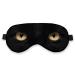 Kdqua Cute Cat Funny Sleep Eye Mask for Women Men Kids Animal Funny Cat Silk Blackout Eye Mask for Sleeping Cat Kitty Eye Adjustable Straps Soft Lightweight Sleep Mask Eye Cover