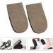 NOLITOY Height Increase Half Pads 4 Pairs Anti-Slip Cushions for Men & Women | Comfortable Shoe Lift & Suede Heel Pads for Sports - Buy Online on GoSupps.com