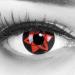 Colored red crazy fun sharingan contact lenses 'Sasuke Mengkyu' with free lens tank Top quality for carnival carnival and Halloween |With strength |-3.00 Dioptria -3.0 diopters 8.6 millimeters 14.00 millimeters 2.0
