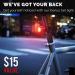 Shark 500 USB Rechargeable Bike Lights: Ultra Bright Front and Back Safety Lights for Night Riding - Mountain, Road, Kids & City Bicycles - Black Combo - Buy Online on GoSupps.com