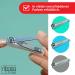 Premium Nipple Nail Clippers for Foot & Fingernails - 6cm with Nail Catch - Ideal for Strong Nails | Nail Care Knipser - Buy Online on GoSupps.com