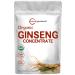 Maximum Strength Organic Korean Ginseng Root 200:1 Powder, 4 Ounce, Red Panax Ginseng Powder, Active Ginsenosides, Vegan Friendly 4 Ounce (Pack of 1)