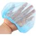 Ochine 50 Pcs Disposable Shower Caps with Soft PVC Lining - Waterproof Clear Elastic Caps for Women, Girls - Ideal for Home, Travel, Hotel Use - Buy Online on GoSupps.com