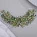 Chargances Bridal Crystal Hair Vine Wedding Green Rhinestone Headband Fashion Bride Gemstone Hair Vine Wedding Prom Flower Girl Hair Accessories for Women and Girls (Green)