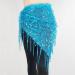 Guiran Hip Scarf for Belly Dance & Latin Dance - Fringes & Sequins One Size Blue - Perfect for Women - Buy Online on GoSupps.com
