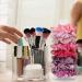 Acrylic Scrunchie Holder Stand | Clear Hair Tie Organizer & Bracelet Display | T-Bar Scrunchy Tower for Girls - Buy Online on GoSupps.com