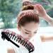 6-Pack Rhinestone Teeth Combs & Flower Crystal Hair Bands for Women - Non-Slip Hard Plastic Head Straps in 6 Shiny Colors | Luolipeya - Buy Online on GoSupps.com