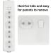 PandaEar Outlet Plug Covers(52 Pack) Clear Child Proof Electrical Protector Safety Caps with Adult Easy Release Concave Design - Buy Online on GoSupps.com