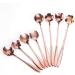 BZCTAH Set of 8(4pcs Long+4pcs Short) Coffee Scoops Stainless Steel Tableware Creative Sunflower Flower Pattern Coffee Spoons Stirring Spoon Sugar Spoon Teaspoon Rose Gold#1 - Buy Online on GoSupps.com