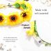 Werhonton LED Sunflower Hairband for Women and Girls - Yellow Festival Hair Accessories - Buy Online on GoSupps.com