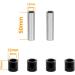 DNM Preload MTB Mountain Bike Rear Shock 165mm Eye to Eye 35mm Travel 750 Lbs Coil Spring with Extra Bushing - Black - Buy Online on GoSupps.com